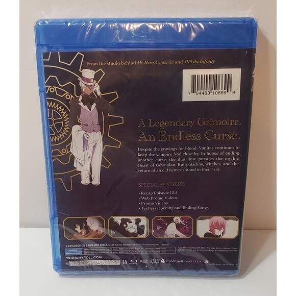 The Case Study Of Vanitas: Season 1 Part 2 [New Blu-ray] Subtitled - Picture 2 of 6